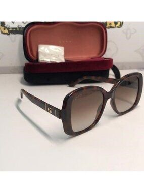 New Authentic Gucci Brown Sunglasses GG0762s 002